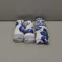 VOK Trash Bags 13 Gallon with Drawstring, Leakproof Printed Garbage Bags 13 Gallon Tall Kitchen, Tear-Resistant & Odor Control Kitchen Trash Bags for Home, Colored Portable Garbage Bags, 80 Counts