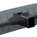 Hitch Cover for Tesla Model Y, Easy to Install and Remove with Magnet Design, (Not Work with 2025 Model Y Juniper)