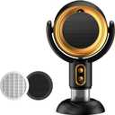 PuffHide Purifer & Smoke Away Purifier Fan Portable Black Gold Adjustable Angle Puff-Hide Purifier Fan, Tabletop Smoke Purifier Filters for Removes Odor (Plug-In)