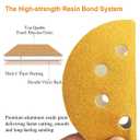 5-Inch 8-Hole Hook and Loop Sanding Discs 800-Grit Random Orbit Sandpaper, 100-Pack