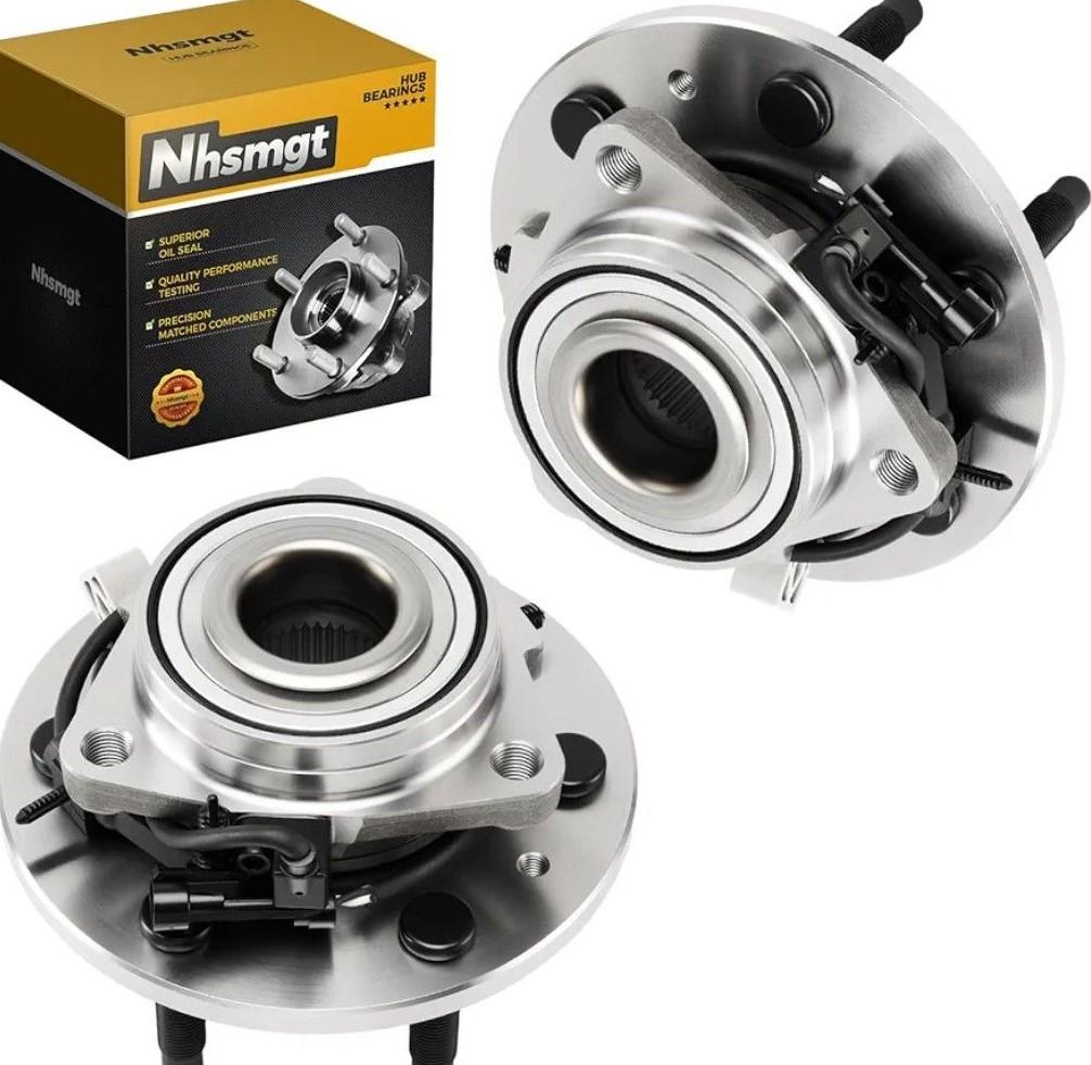 (10) 515036 Front Wheel Hub Bearing Compatible with 99-06 Silverado 1500 Sierra 1500, 00-06 Tahoe Yukon Suburban 1500, 02-06 Avalanche 1500 Escalade, Express - 2pack
