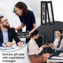 Faccito 10 Sets Christmas Employee Appreciation Gifts Thank You Pens Gifts Bulk Inspirational Ballpoint Pen with Box Motivational Pen for Staff Doctor Coworker Volunteer School Office Supplies