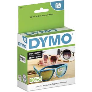 DYMO Authentic LW Price Tag Labels DYMO Labels for LabelWriter Printers White 15/16" x 7/8" 1 Roll of 403