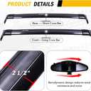 220lbs Cross Bar Roof Rack Fit for Chevrolet Chevy Trax 2RS ACTIV LT 2023-2026 Cargo Carrier Crossbar Rooftop Accessories (with Side Roof Rails)