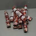 10 Pack 10" Christmas Non-Snap Table Favors, Luxurious Red & White Snowflake Design With Party Hat, Joke & Xmas Gift for Kids Christmas Parties, Dinners and Holidays