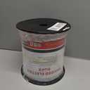 Electric Fence Wire 1312 ft 400m, 1/6 inch (4mm) Electric Fence Rpoe 6 Braided Copper and stainlee Steel Providing 4X More Conductivity Than polywire, High Strength 200kg,Temporary Fence for Horse (Red)