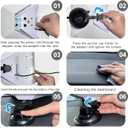 Starlink Mini Car Mount for Dashboard, Sticky Suction Base, 90 Angle-Adjustable, Starlink Mini Mounting Kit, Car Suction Cup Mount Ensures Stable Setup While Driving