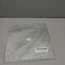 Glitter Heavyweight Premium Construction Paper for Grad Caps, 5 Sheets, DIY Grad Cap Decorations (Silver)