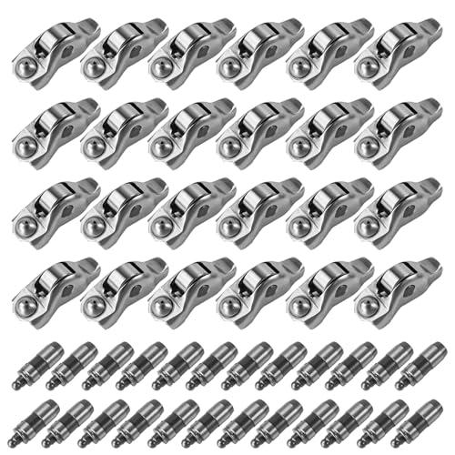 48PCS Engine Rocker Arm Lifters Set, Compatible with 2005-2010 Explorer Mustang F-250 F-350 F-450 4.6L, 2005-2014 Expedition Lincoln Navigator 5.4L, Replaces Part 3L3Z-6564-BA 3L3Z6564BA 5L1Z6500A