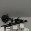 8 Light Track Lighting Fixtures Ceiling, Matte Black Kichen Track Lighting Fixtures, Rotatable Light Heads, Adjustable Modern LED Track Lights for Kitchen/Hallway, No GU10 Bulb