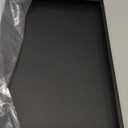 Retractable Stainless Steel Wall Rack, Commercial Storage Rack, countertop Multifunctional Storage Bracket, Kitchen Seasoning Rack for Electric Oven Microwave (16"~25.5" Black)