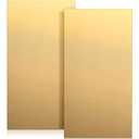 Tandefio 2 Pcs Brass Sheet 12" x 6", 14 Gauge(0.06") Thickness Brass Plates Metal Film Attached Brass Plates for DIY Handicrafts Jewelry Model Crafts Repairs Electrical