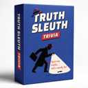 2 x Talking Hearts Truth Sleuth Trivia Game, Two Truths and a Lie Style Trivia with 300 Card Sides