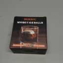 Reusable Ice Cubes & Metal Chilling Stones 304 Stainless Steel Whiskey Balls XL Extra Large Whiskey Ice Stones Set of 4 Silver Ball 2.2" (55 mm) Whiskey Gifts