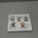 MOMENTS IN TIME Christmas Village Set of 5 Skiing Snowboarding Figures Hand Painted Polyresin Holiday Skiers Snowboarders for Miniature Winter Scene