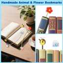 WaldyWop Crochet Kit for Beginners: 3 Animal & Flower Bookmarks Knitting Kits for Girls w/Easy Yarn, Crochet Hook & Easy Video Tutorials - Wobbles Crochet Animal Kit for Kids, Birthday Gifts for Women (yellow,blue,pink)