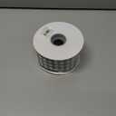 Reliant Ribbon Gingham Twill Print Linen Wired Edge Ribbon, 2-1/2 Inch X 10 Yards, Navy/white