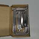 6 Pack Square U-Bolts, Stainless Steel U-Bolts with Frame Plates and Nuts, 2"/50mm Inner Width 3.15"/80mm Length, U Shaped Bolt for Automobiles Trailer, Ski Boat, Sailboat (Square, 2"/50mm)