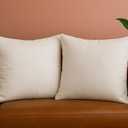 Trendy Home 20x20 Throw Pillow Insert (Set of 2, White) Bed and Couch Pillows Stuffer Hypoallergenic, Decorative Home Indoor Outdoor Sofa Pillow Filler (Non Woven, 2 Pack)