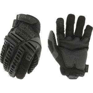 Mechanix Wear: M-Pact Covert Tactical Gloves with Secure Fit, Touchscreen Capable Safety Gloves for Men, Work Gloves with Impact Protection and Vibration Absorption (Black, Large)