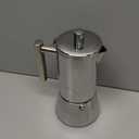 LAOION Stovetop Espresso Maker, 6Cup 10 oz Moka Pot, Stainless Steel Cuban and Italian Coffee Maker for Cafetera Cubana, Greca De Cafe Induction Stovetop Compatible, Coffee Gift for Home Travel