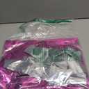 Pink Lovely Christmas Cube Gift Box Shape Party Balloon With Sliver Ribbon, Square Present Gift Box Cube Mylar Xmas Decoration Balloons For New Year Birthday Baby Shower Wedding Party Supplies