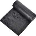 Ultra Strong 15 Gallon Drawstring Trash Bags (102 Count) Large Heavy Duty Thicken Plastic Tall Kitchen Garbage Bags Black for Kitchen Office Lawn Yard