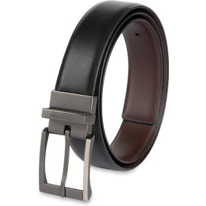Kenneth Cole REACTION Men's 2-in-1 Reversible Dress Belt (Brown, S)