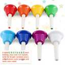 Eastrock Handbells, Hand Bells Set 8 Note Musical Bells for Adults, Used for Festival, Church Chorus, Wedding, Party