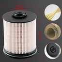 TP1015 Nikimotorsport Fuel Filter for 6.6L Duramax Diesel Fuel Filter Compatible with 2017-2024 Chevy Silverado & GMC Sierra 2500/3500HD2014-2019 Chevy Cruze Replace# 23304096 22937279 23456595