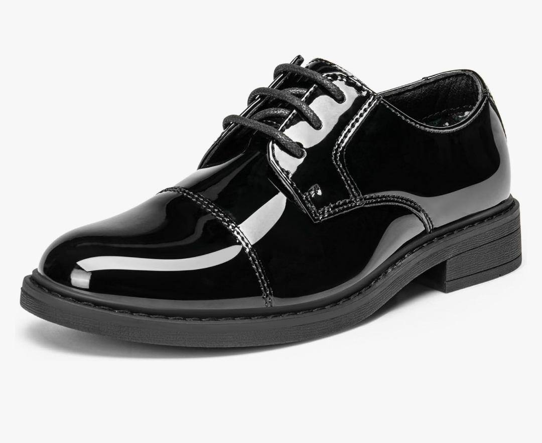 Bruno Marc Boy’s Dress Oxford Formal Shoes Size 2 Blac