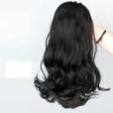 Ponytail Extension Synthetic 18" Tail Warping Straight Drawstring Ponytail Hairpiece Black Pony Tail Hair Extension for Women Hairpiece for Women (Color : 1B, Size : 45cm)