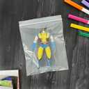 Plymor 5" x 6" (Pack of 100), 4 Mil Heavy Duty Zipper Reclosable Plastic Bags