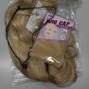 Blonde Wigs for Women Blonde Wig with Bangs Long Wavy Curly Wigs Natural Looking Synthetic Heat Resistant Fiber Wig for Daily Party Use (20 inch)