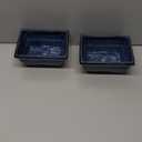 Bonsai Pots Shallow Succulent Planters for Live Bonsai Trees Set of 2, 6.3" Ceramic Pot for Succulents Indoor with Drainage Hole, Outdoor Cactus Plant Bonsai Pot, Ceramic Flower Pot (Blue)