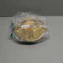 Baderke 1 Set 10" Taco Tuesday Divided Serving Platter Taco Bar Serving Set for a Party, Chip and Dip Tray Sets for Party, Appetizer Tray for Salsa, Snacks(Gold)