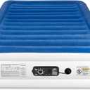 SoundAsleep CloudNine Series Raised Twin Air Mattress with Dual Smart Pumps Dual smart pumps maintain firmness all night with 3 settings; SureGrip bottom helps create a stable guest bed for one sleeper, Size: Twin