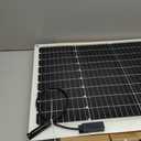 Renogy Flexible Solar Panel 50 Watt 12 Volt Monocrystalline Ultra-Flexible Bendable Mono Off-Grid Charger for Marine RV Cabin Van Car Boat Curve Surfaces