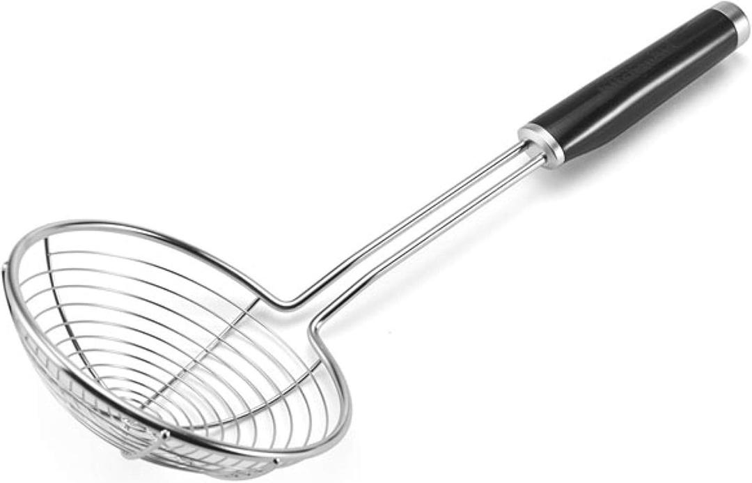 KitchenAid KE010OHOBA Classic Stainless Steel Asian Strainer (One Size, Black 2)