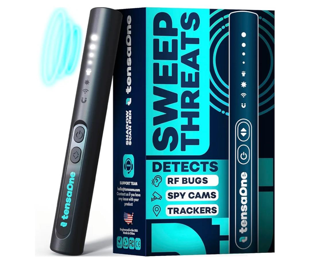 Hidden Camera Detectors – Mini Security Device for Audio Video Wireless Threats, Hotel Safety, Home Privacy and GPS Tracker Detection, Pen RF Spy Cam Voice Recorder Bug Finder for Travelers
