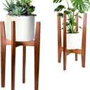 MAVOTER 24" Tall Plant Stand ,Wood Plant Stands Indoor, Mid Century Plant Corner Flower Holder Outdoor Suitable for Plant Pots & Water Dispenser Under 10" (Pot & Plant Not Included)