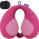 INFANZIA Kids Chin Supporting Travel Neck Pillow, Helps Support Head and Neck, Comfortably Designed for Head, Neck, and Chin Support - Gifts for Toddler/Child/Kids, Pink