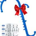 Back and Neck Massager for Pain Relief Deep Tissue, Upgraded Full Body Trigger Point Cane Massage Tools, Massage Stick Pressure Point Hook, Muscle Knot Remover Tool (Blue)