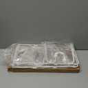 ORDORA 2 Pack Pot Lid Organizer Rack for Cabinet Door, 6-Tier Pot Lid Holders inside Cabinet, No Drilling Adhesive Wall Door Mounted Rustproof Pots and Pans Cover Organizers for Kitchen Storage, White