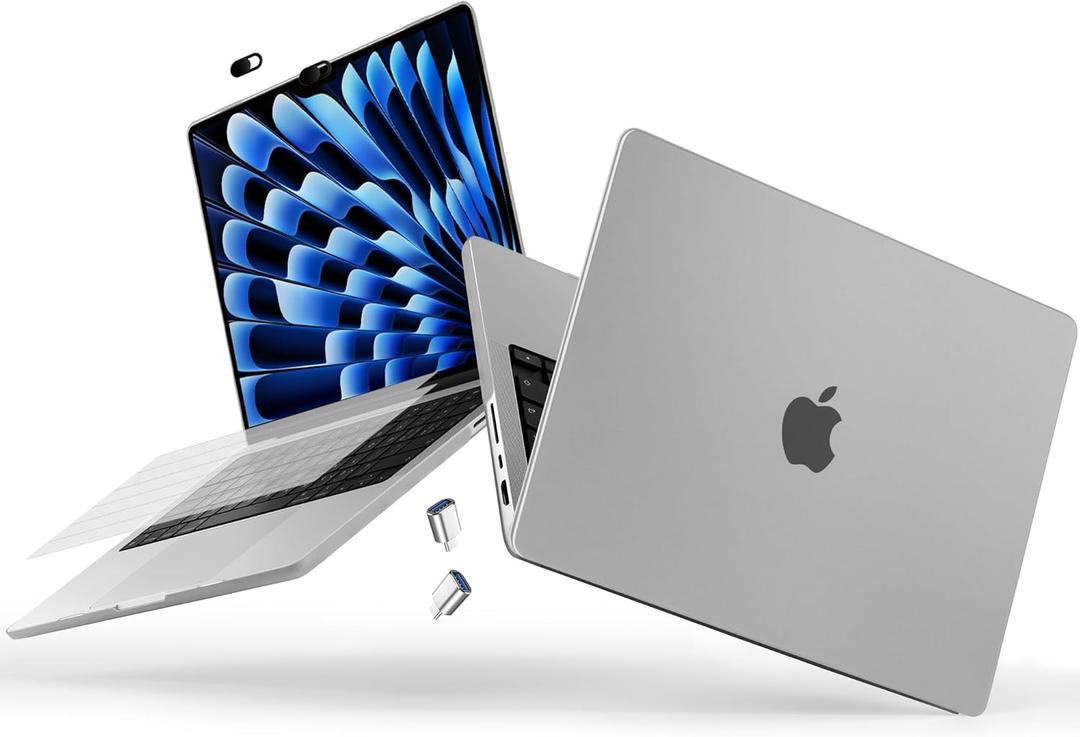 Loyrina Compatible with M5 M4 M3 M2 M1 MacBook Pro 14 inch Case 2025 024 2023 2021,Ultra-Thin Case with Retina XDR Display & Touch ID, Space Grey