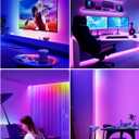 KANTUTOE LED Lights for TV, 23ft Backlights for 75-100in TV, RGB Backlight with Music Sync Bluetooth APP and Remote Control, USB Powered LED Strip for Bedroom Home Decor