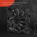 A-Premium Engine Radiator Cooling Fan Assembly with Brushless Motor Compatible with Select Jeep Models - JL Series Wrangler 2018-2024, JT Series Gladiator 2020-2023 - Replace# 68282799AD