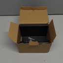 Black Toilet Paper Holder with Shelf - Rustproof Stainless Steel Wall Mount or Self Adhesive Bathroom Tissue Roll Holder - Fits Mega Rolls, for Bathroom, Washroom, Kitchen & RV Decor