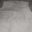 Cicy Bell Womens Denim Tank Tops Crew Neck Summer Casual Sleeveless Shirts Cropped Loose Fit Jean Vests (Large, White)