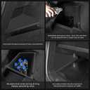 LUCKEASY Rear Trunk Storage Bins Fit for Tesla Model Y Juniper 2025 2026 Standard & Premium & Performance Trunk Side Storage Box with Lids Rear Cargo Garbage Bins Juniper 2026 Accessories Black TPE